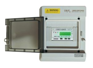 OB415-MOD 100 AMP Single Phase Electric Meter with RS485 in IP66 Enclosure